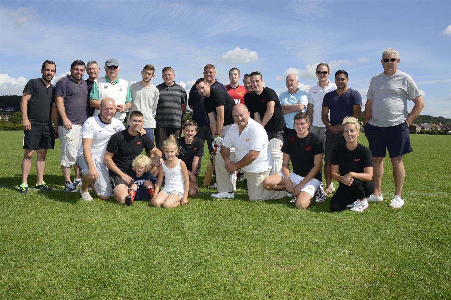 Firefighters from Hythe took on the Hythe Albion Social Club in their annual charity cricket match.
