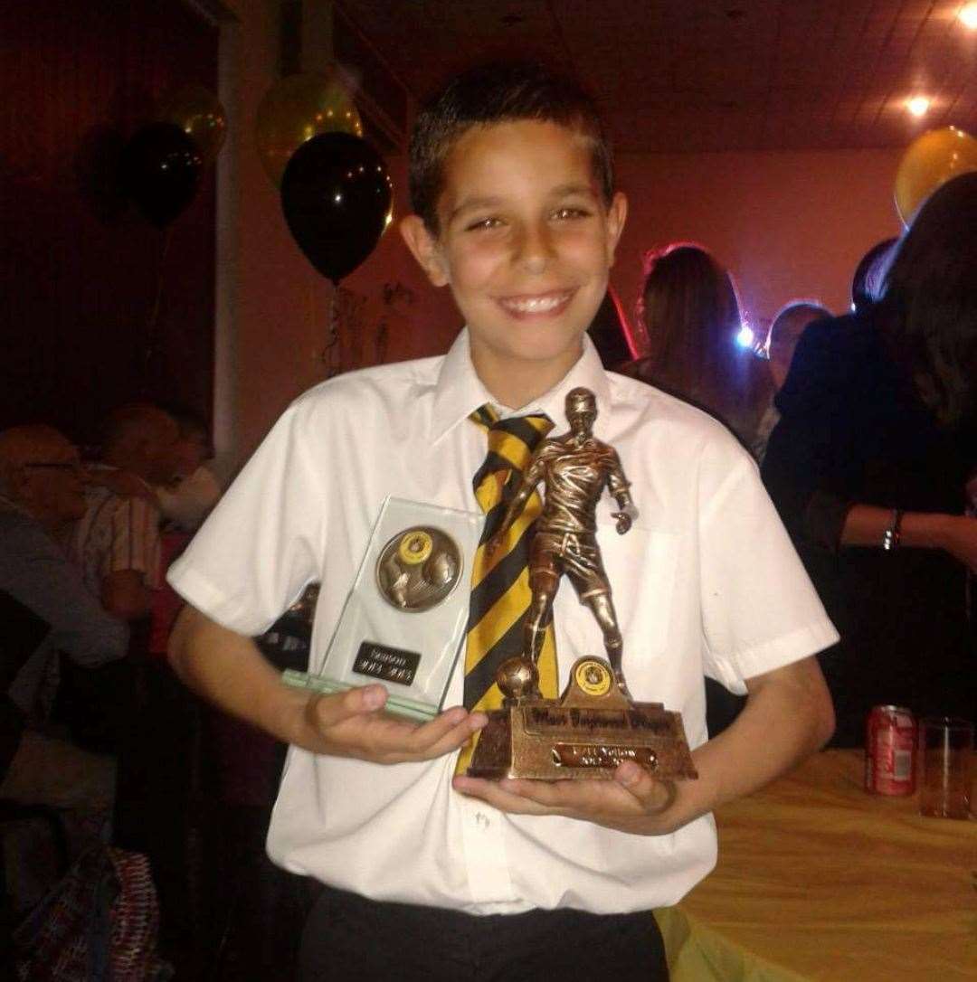 He was first diagnosed when he was 10 years old. Picture: Claire Chambers