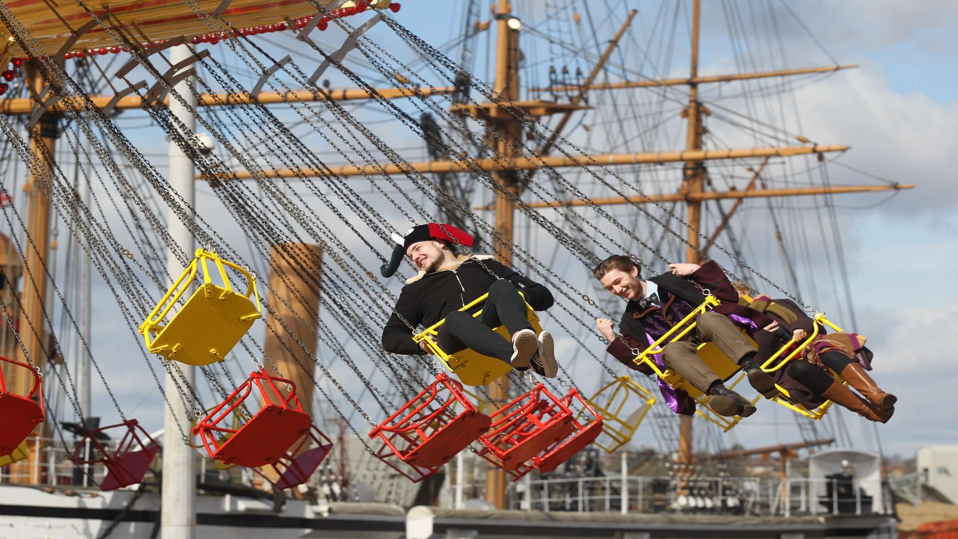 There will be a traditional funfair at the Historic Dockyard, Chatham's Festival of Steam and Transport