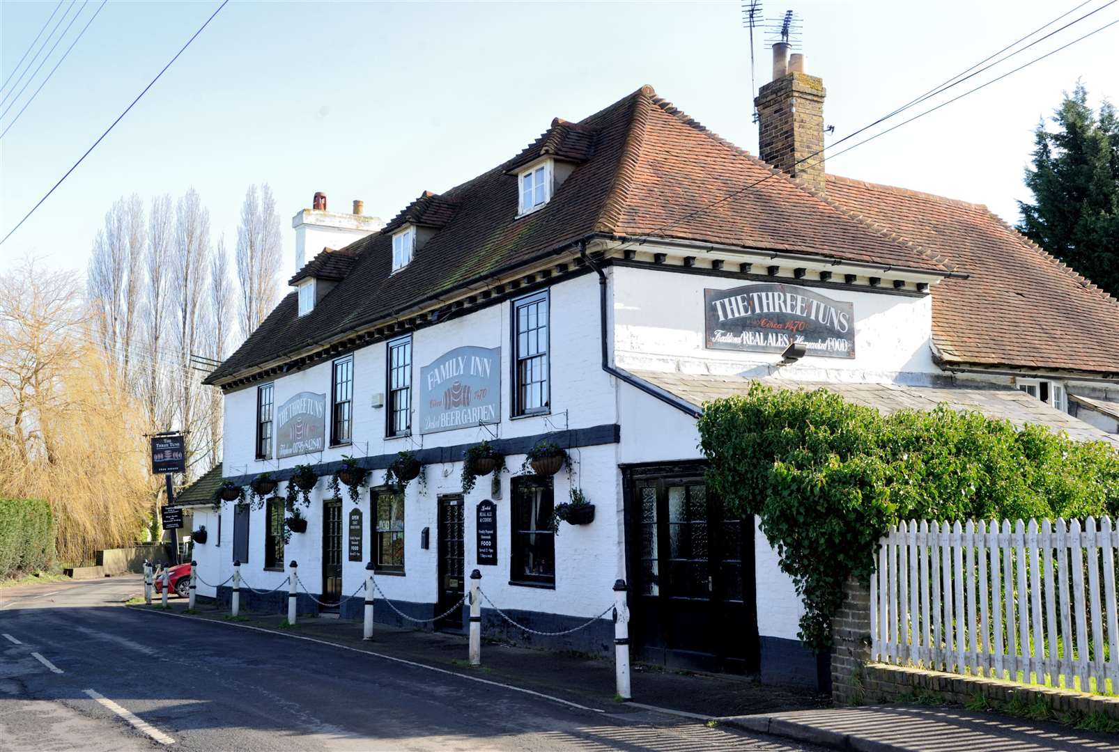 Three Tuns pub, The Street, Lower Halstow also picked up a CAMRA award. Picture: Simon Hildrew FM4236877
