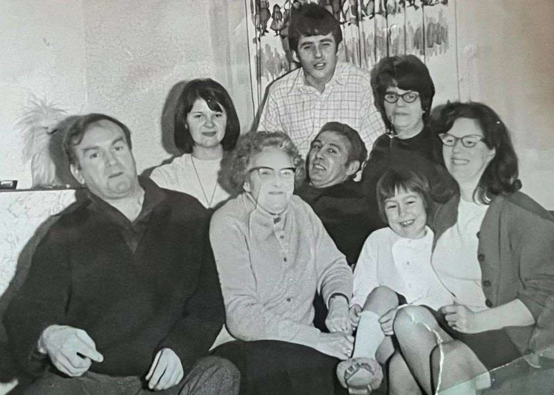 From left to right, Desmond, Pat,John, Maurice, Shirley, Avril, Gaynor and Edna
