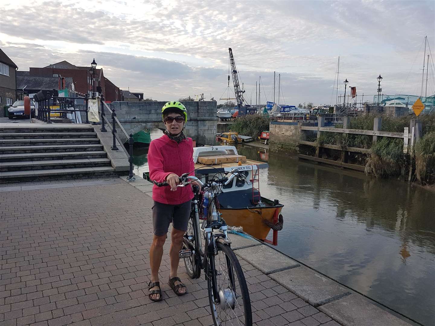 Fiona Robinson says "nothing" has been done to cater for cyclists following the tollbridge closure in Sandwich