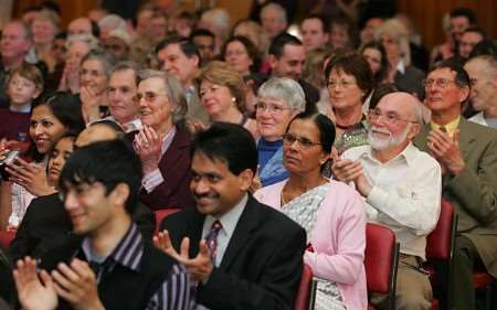 Hundreds of British and Bangladeshi people gathered in Wye to support victims of the disaster. Pictures: MARTIN APPS