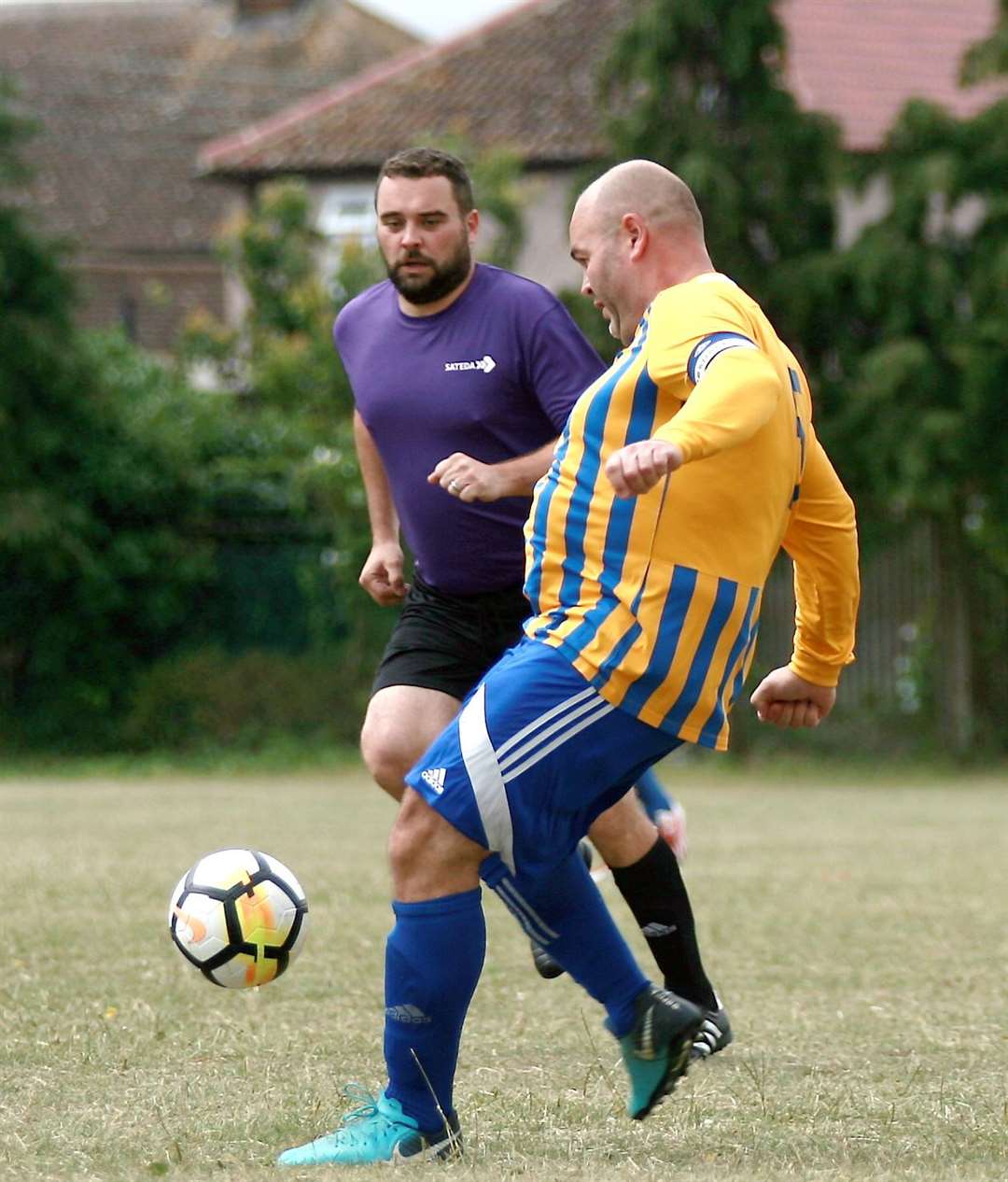 The charity football match was staged at Sheerness East Working Mans Club