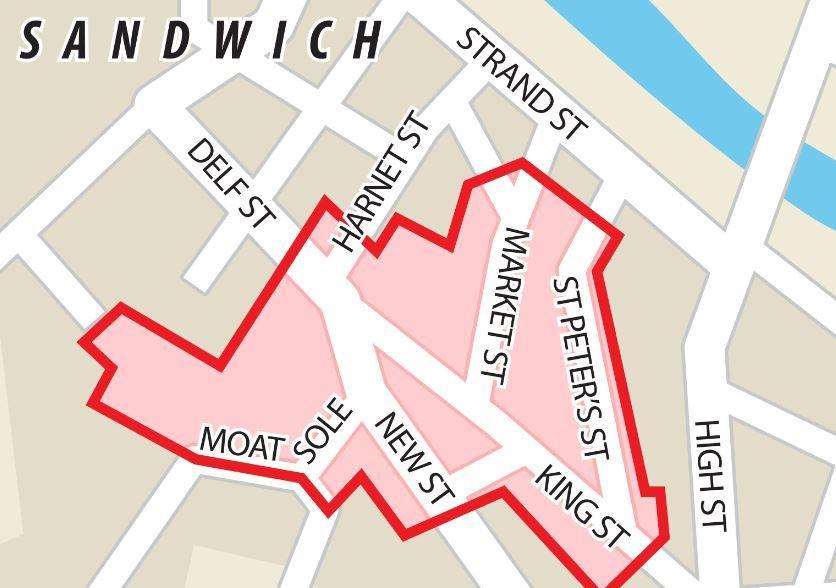 The area of Sandwich expected to be helped