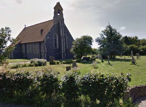 The church is in Reculver Lane. Pic: Google