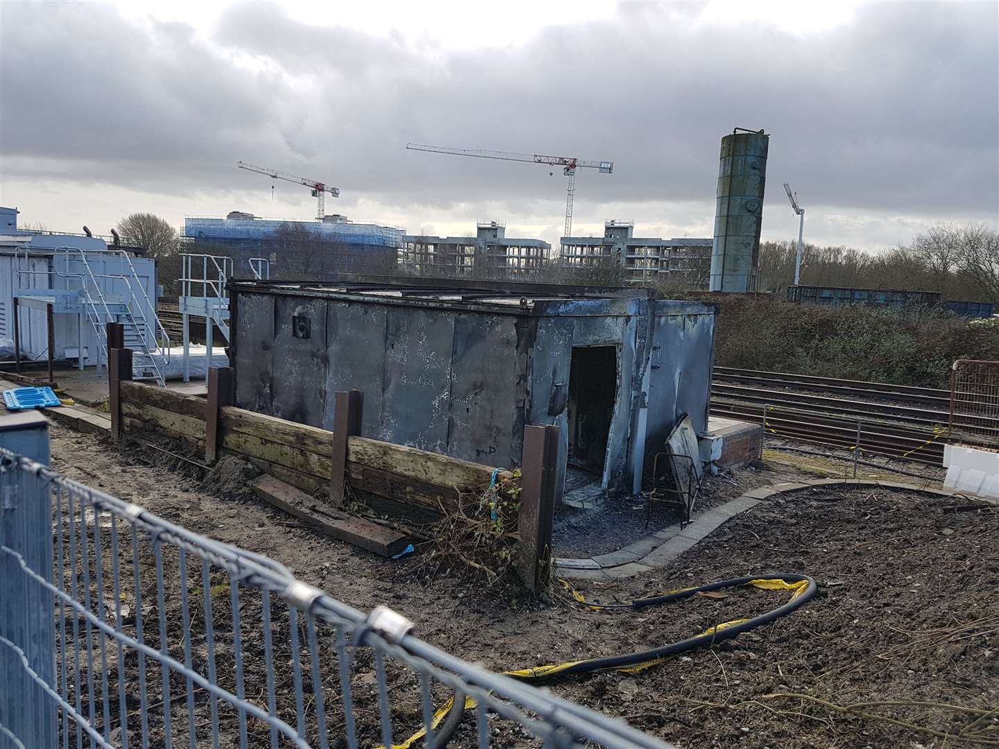The Ashford substation where an employee suffered serious burns on December 20, 2018