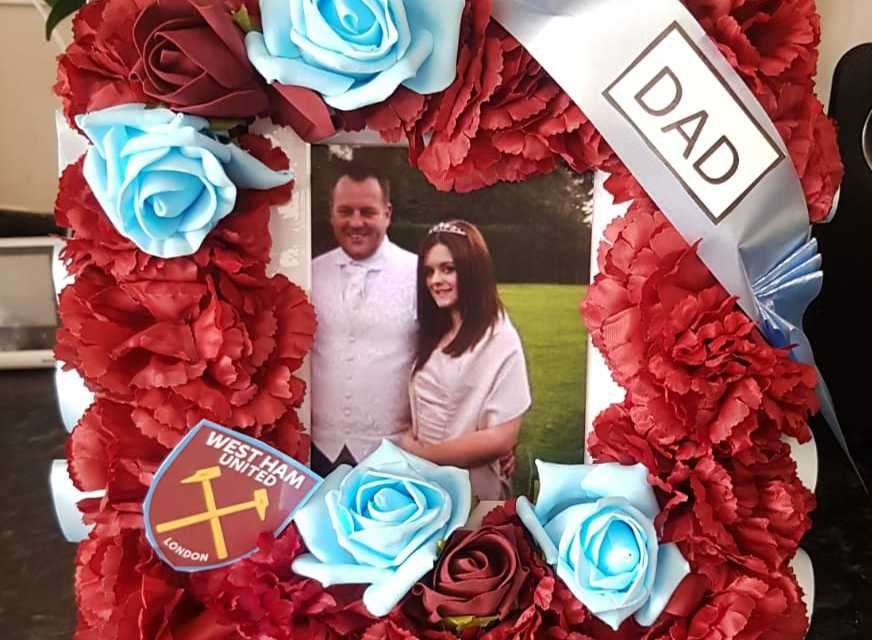 Lauren Jeffrey idolised her dad Steve and is devastated the photo frame has been stolen