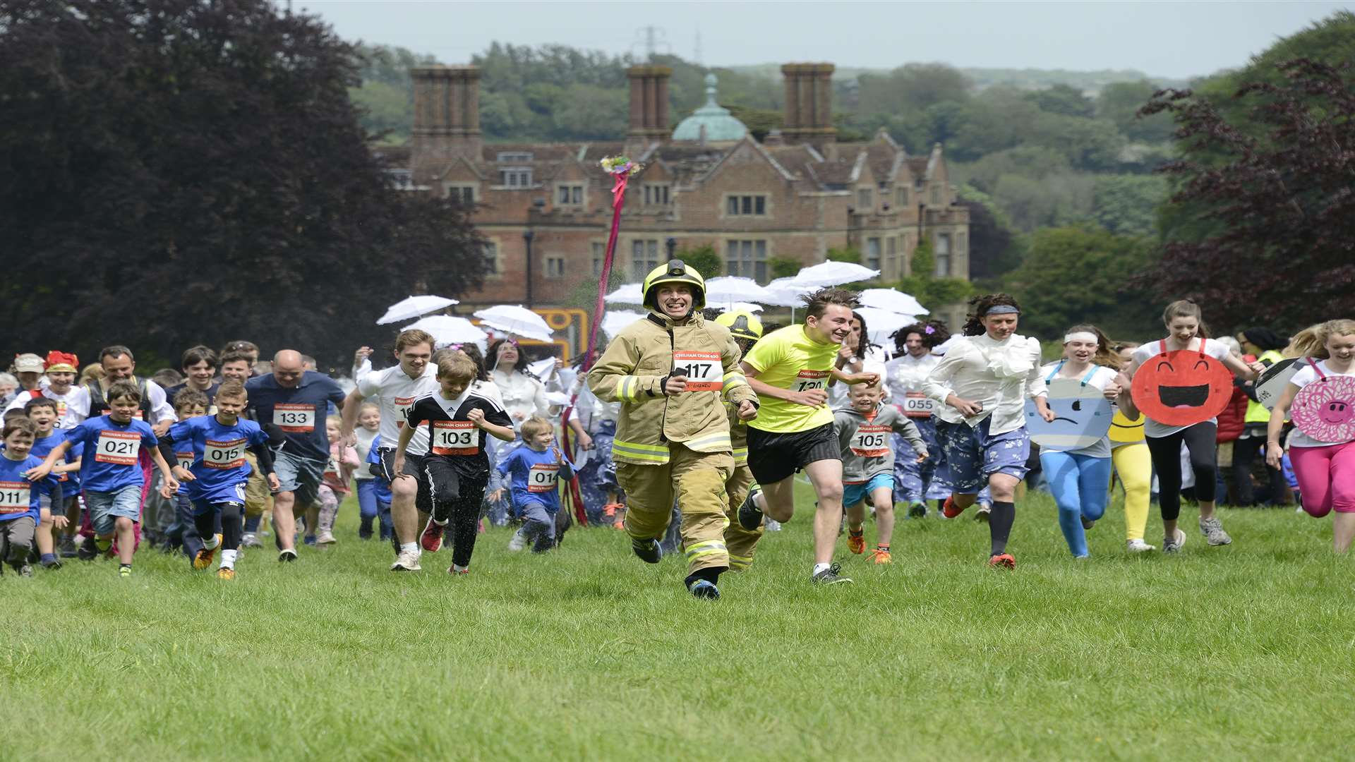 And they're off! The Chilham Chase will follow the Shakespeare performances Picture: Paul Amos