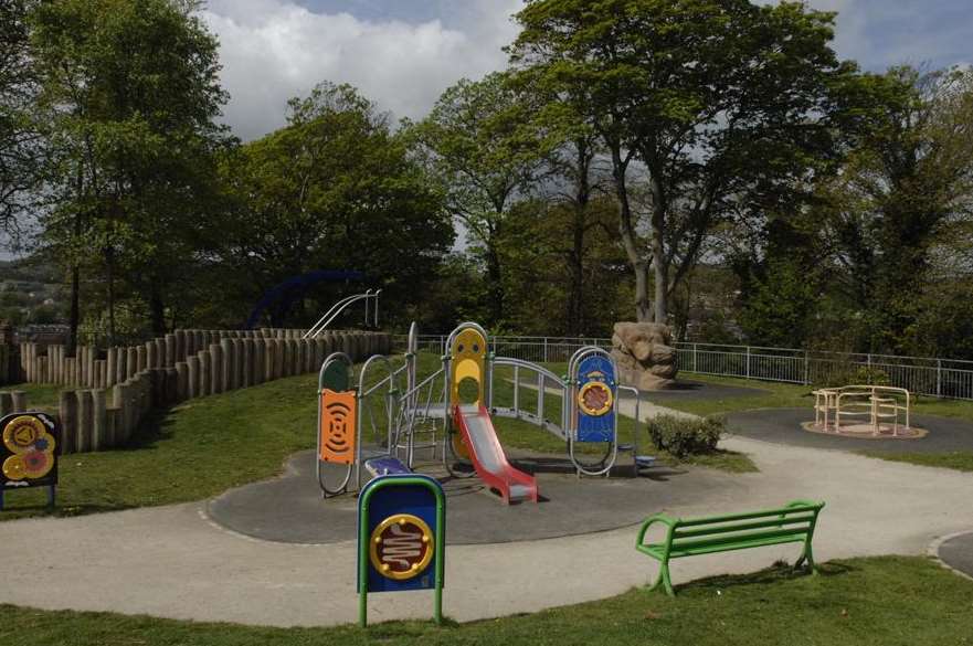 The children's playground at Connaught Park