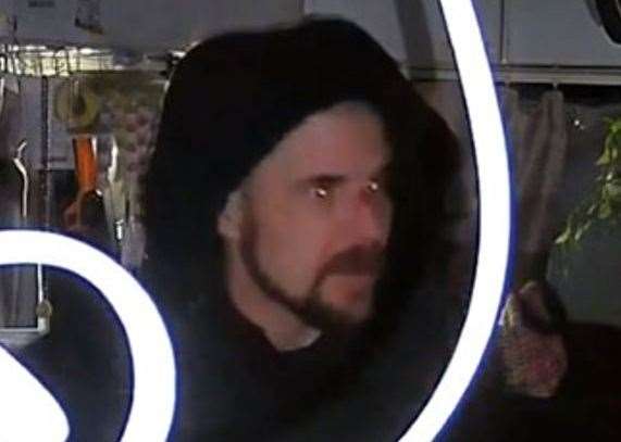 Police have released an image of a man after a food kiosk near Canterbury Whitefriars was burgled. Picture: Kent Police