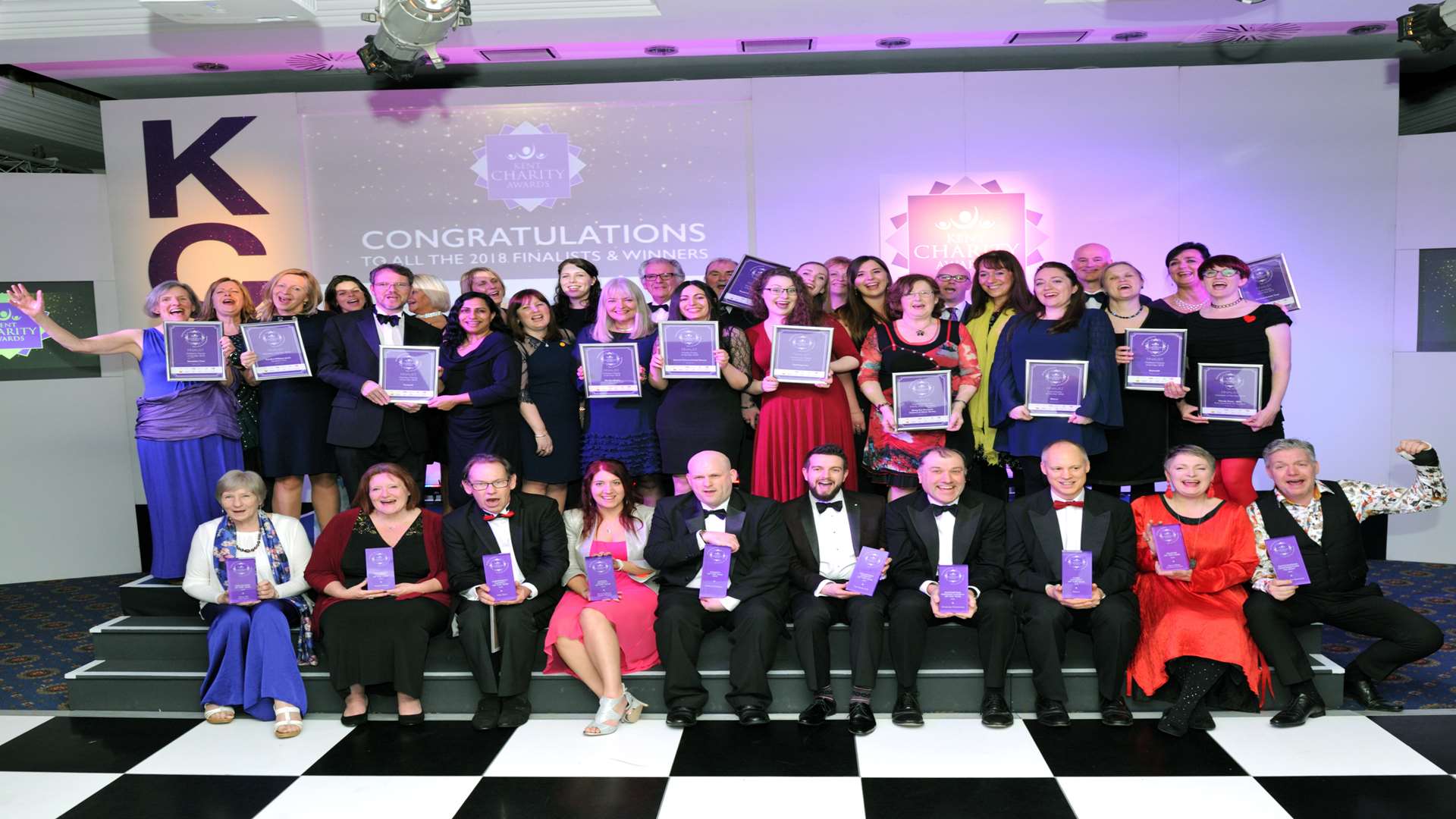 The 2018 Kent Charity Awards finalists.