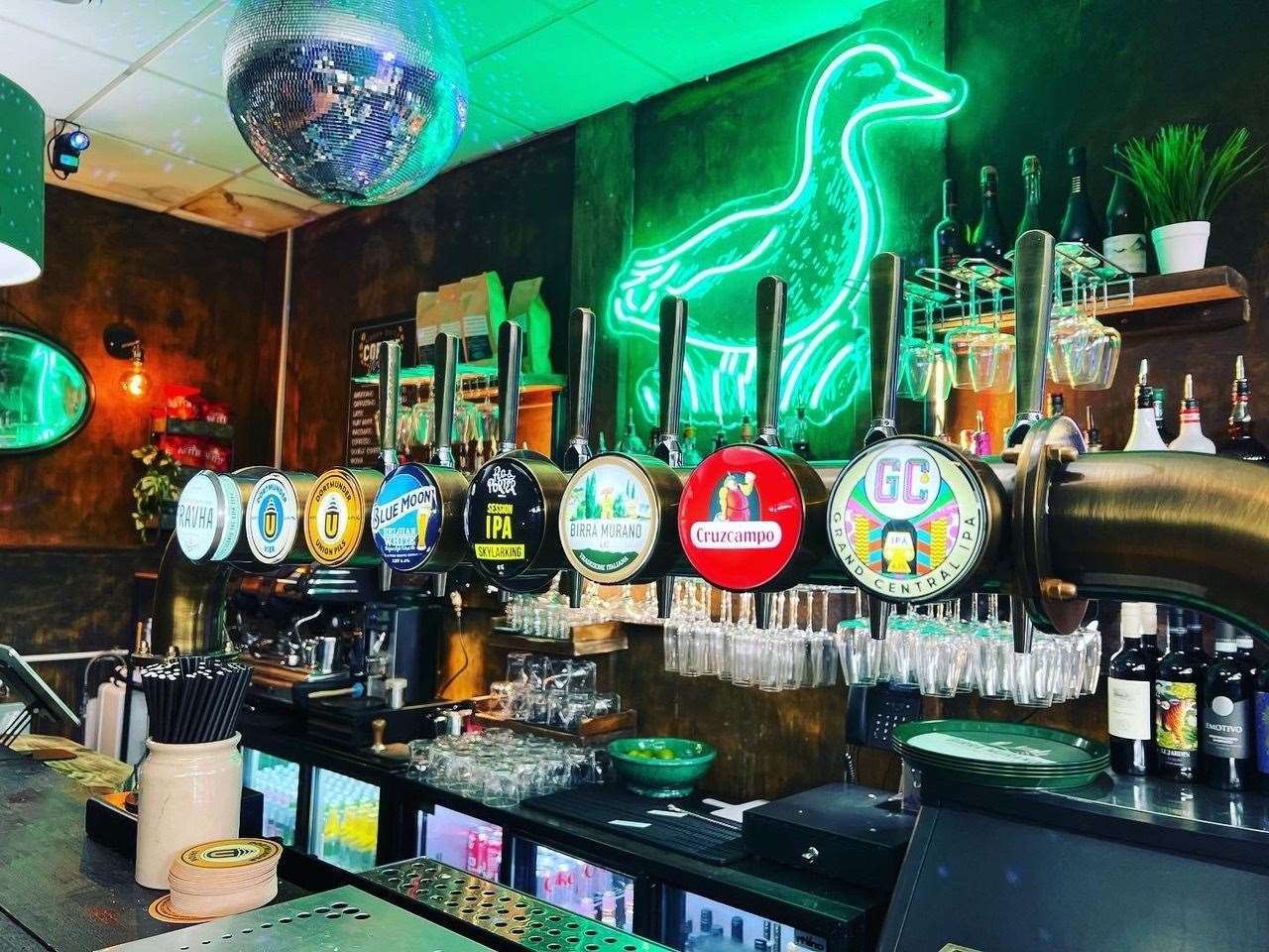 The bar has 12 unique beers on tap. Picture: Matt Elesmore