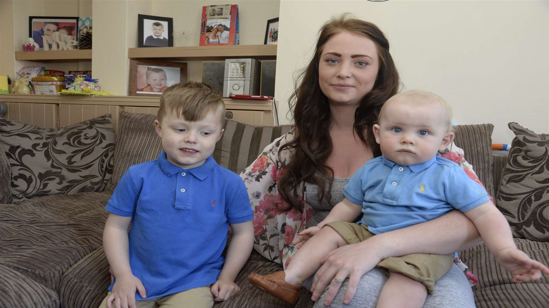 Kirstii Williams with her sons