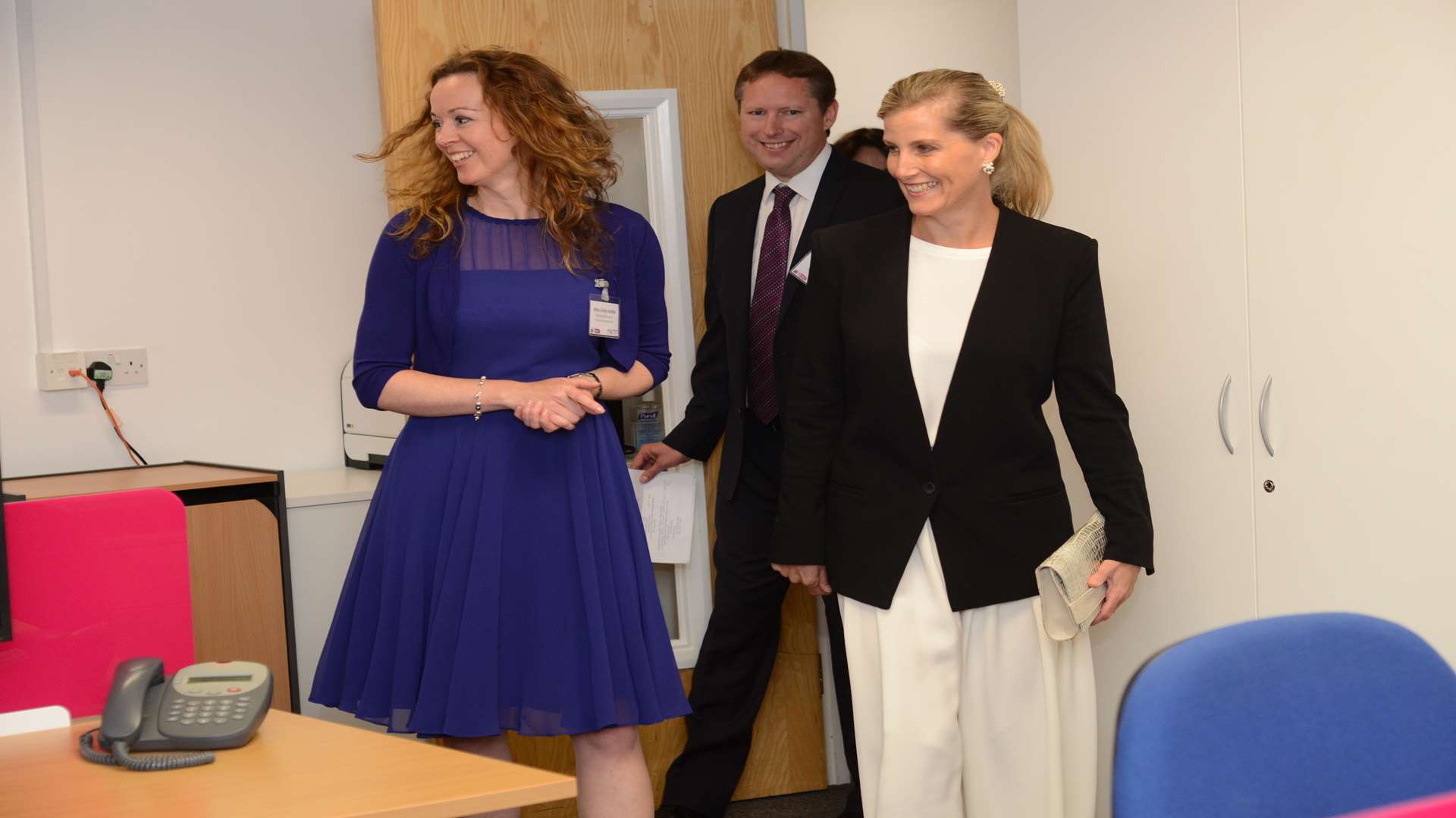 The Countess toured the building with MD Emily Kettle and CEO Crispin Beale. Picture: Gary Browne