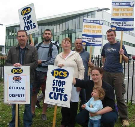 On the picket line
