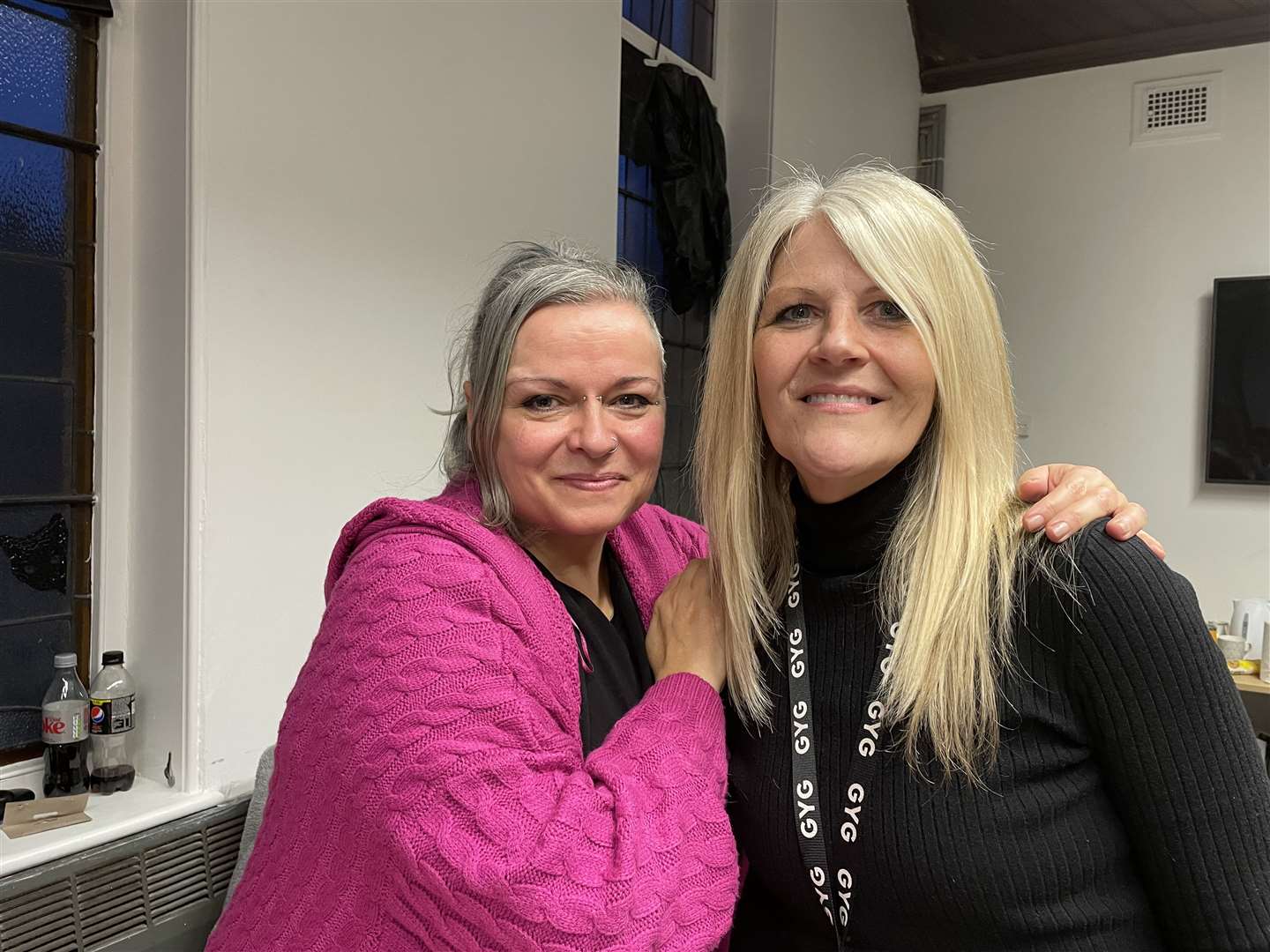 From left: Youth work specialist Caroline McNally-Johnson and senior youth work manager Jackie Coupar