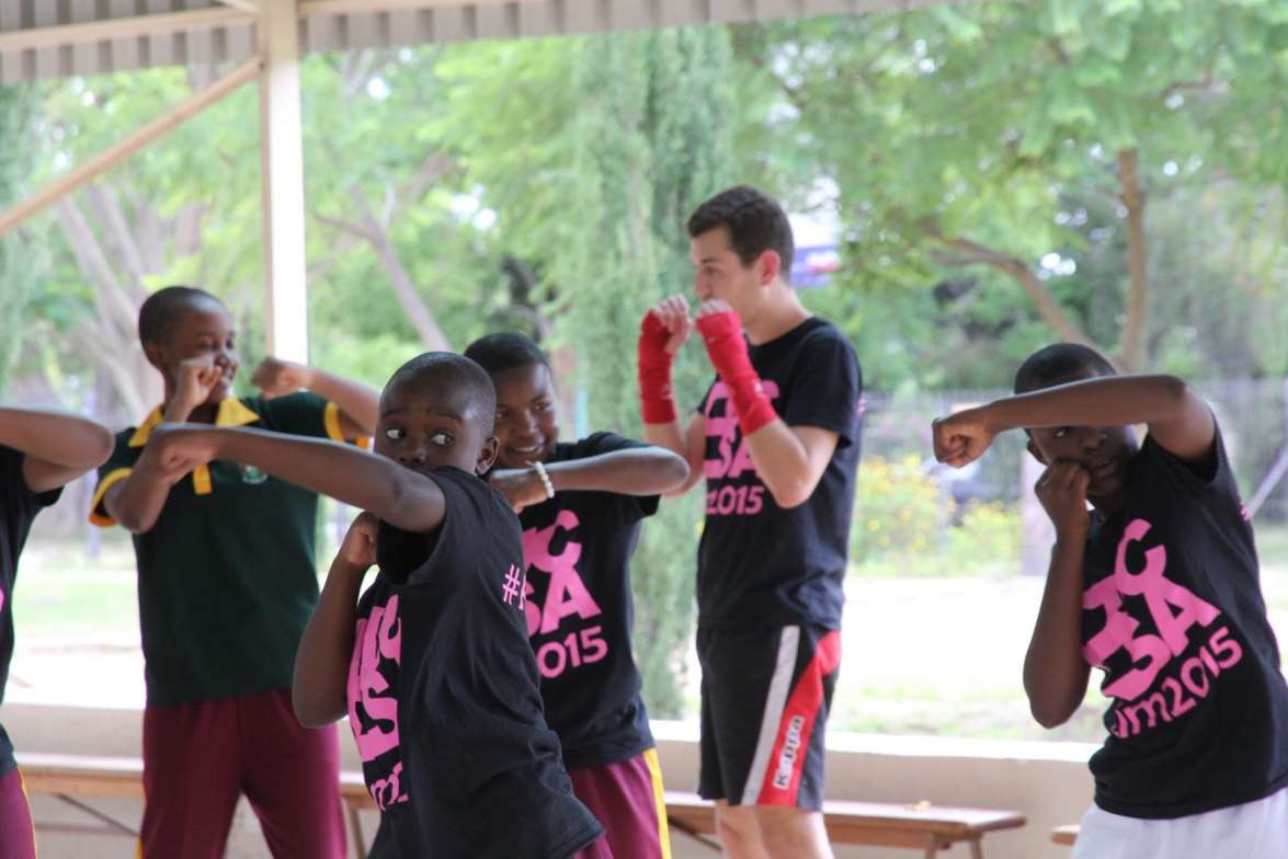 The project teaches martial arts to young people from challenging backgrounds living in third-world countries.
