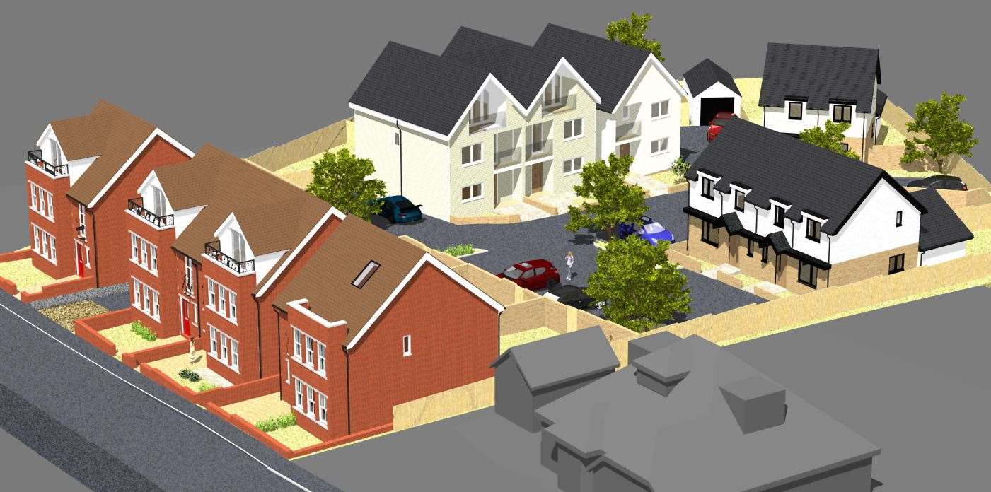 The Whitstable development will have a mixture of two-, three- and four-bedroom properties