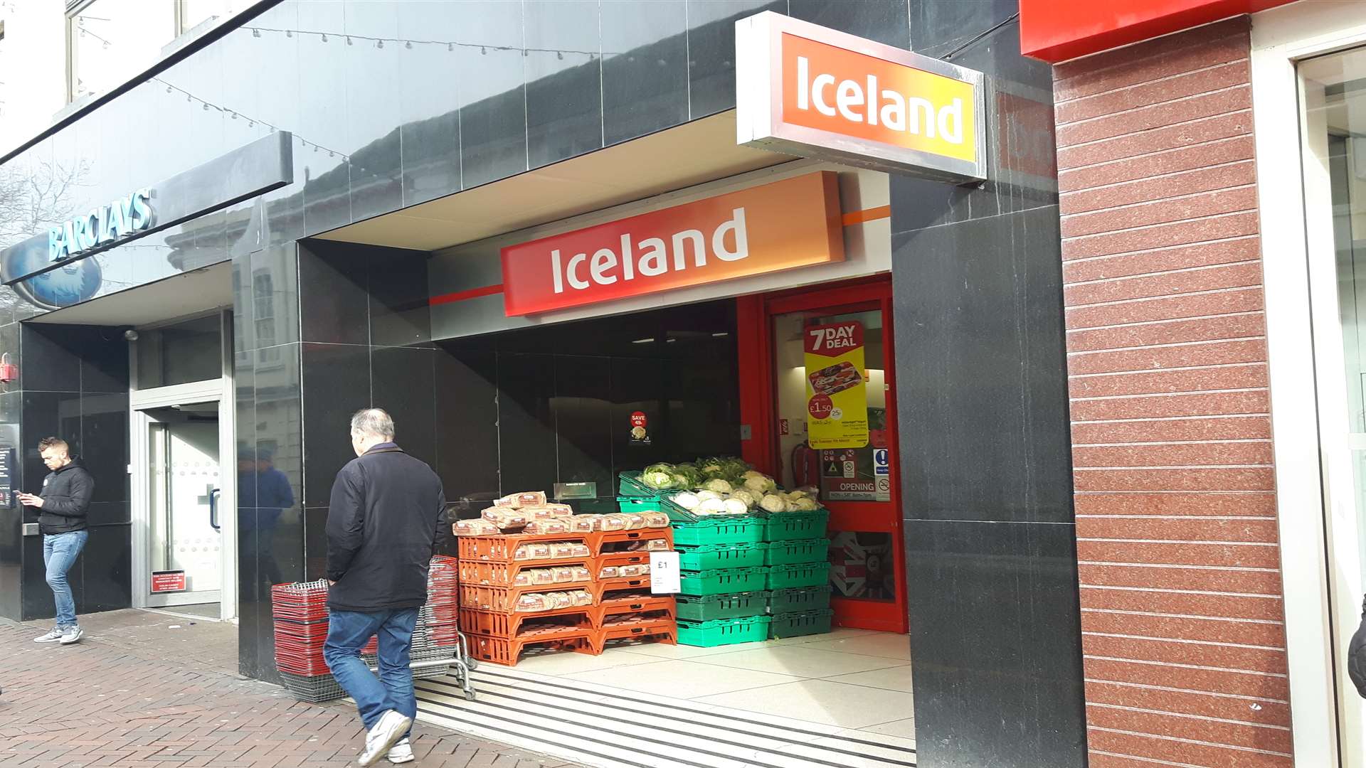 The Iceland store in Ashford High Street
