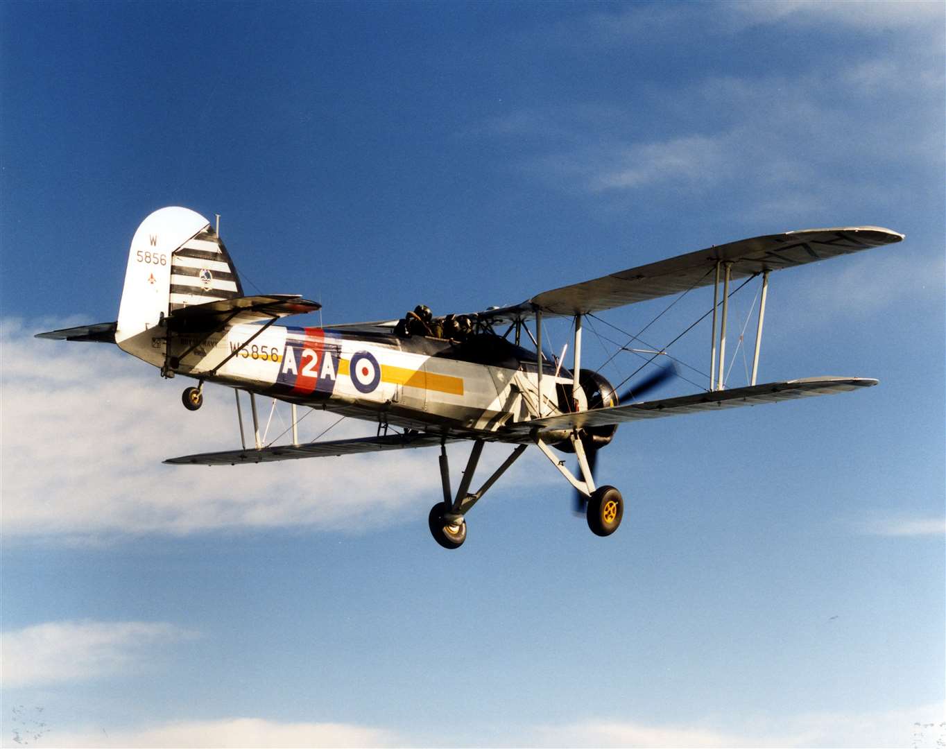 The Royal Navy's Fairey Swordfish were expecting back up of five RAF Spitfire squadrons, but only one arrived