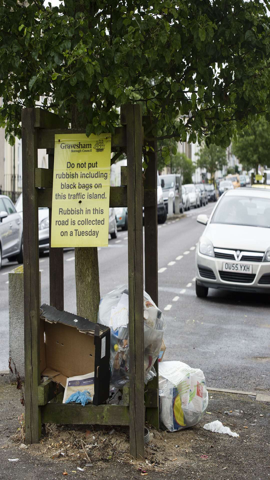 Wellington Street, Gravesend, is a hot-spot for rubbish