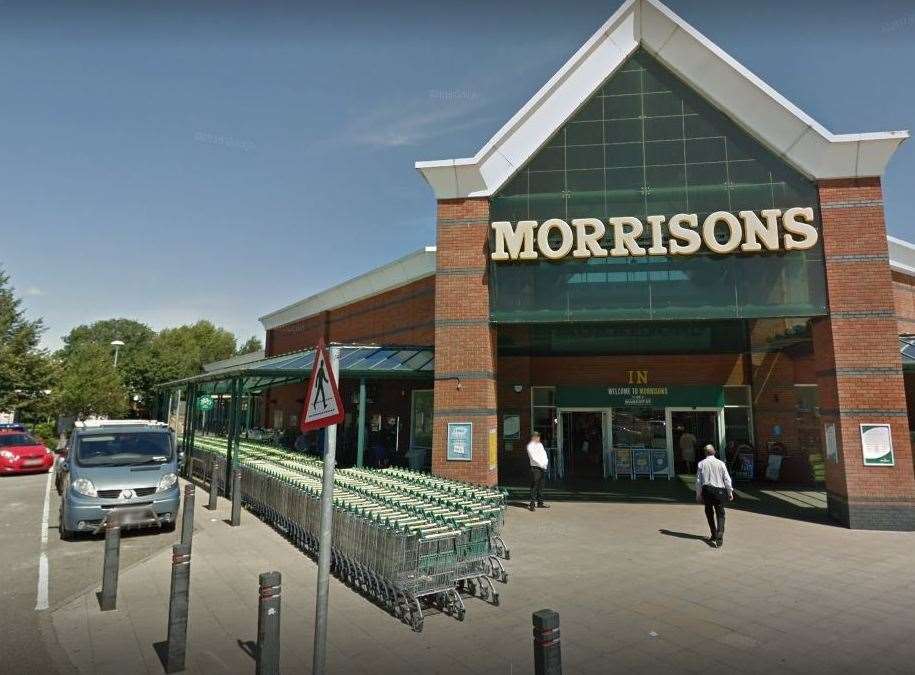 Mr House was targeted outside Morrison's in Wincheap, Canterbury. Pic: Google Street View (13833008)