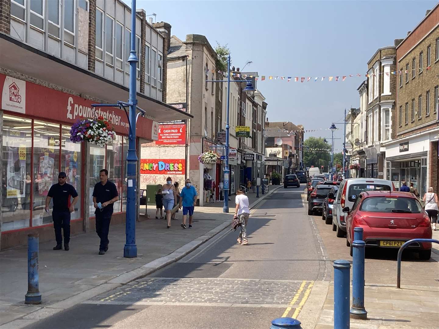 Sheerness High Street. Stock image