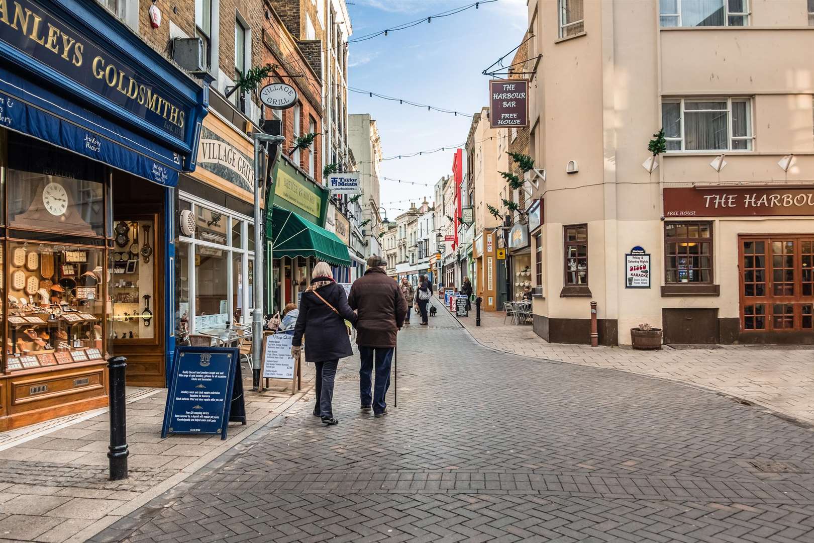 People shopping in Harbour St, Ramsgate. Picture: Christine Bird/Getty Images