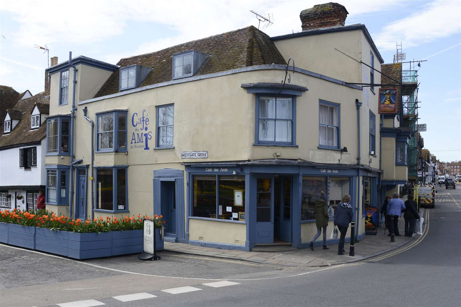 Cafe des Amis is the favoured Canterbury restaurant of both Mimi Webb and Orlando Bloom. Picture: Paul Amos