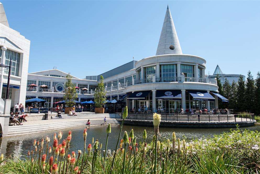 The Bluewater shopping centre at Greenhithe