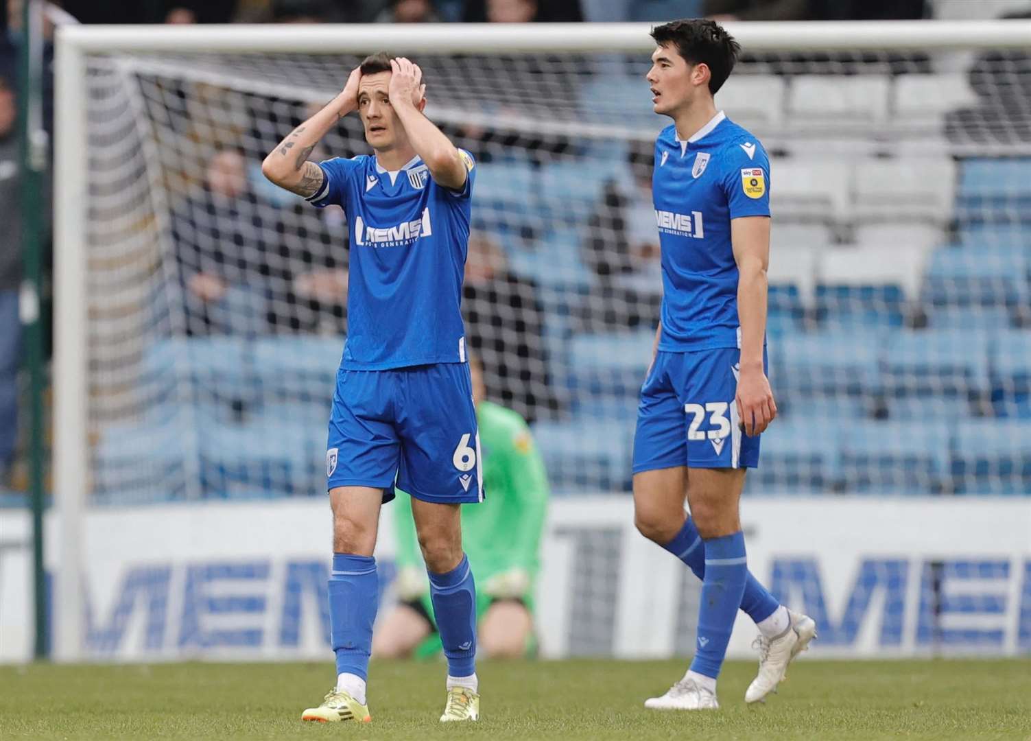Gillingham shipped three second-half goals against Salford