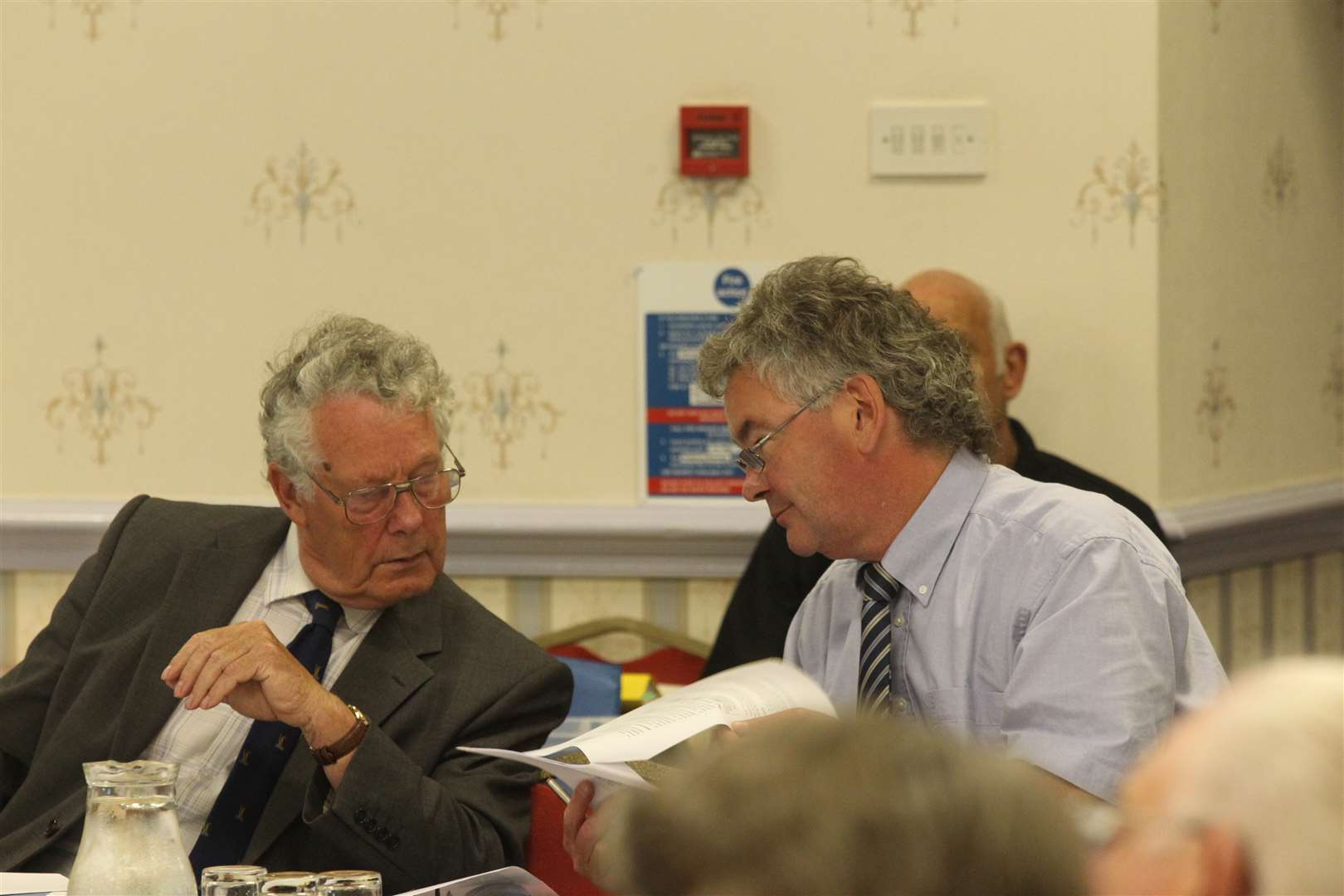 Sean Carter and David Southgate, part of the victorious NLRA team, at the inquiry last July