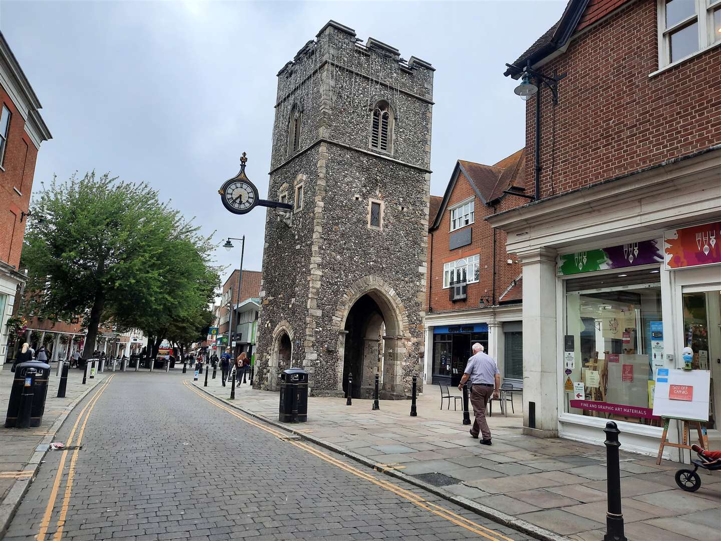 The attacks took place in St George's Street, Canterbury