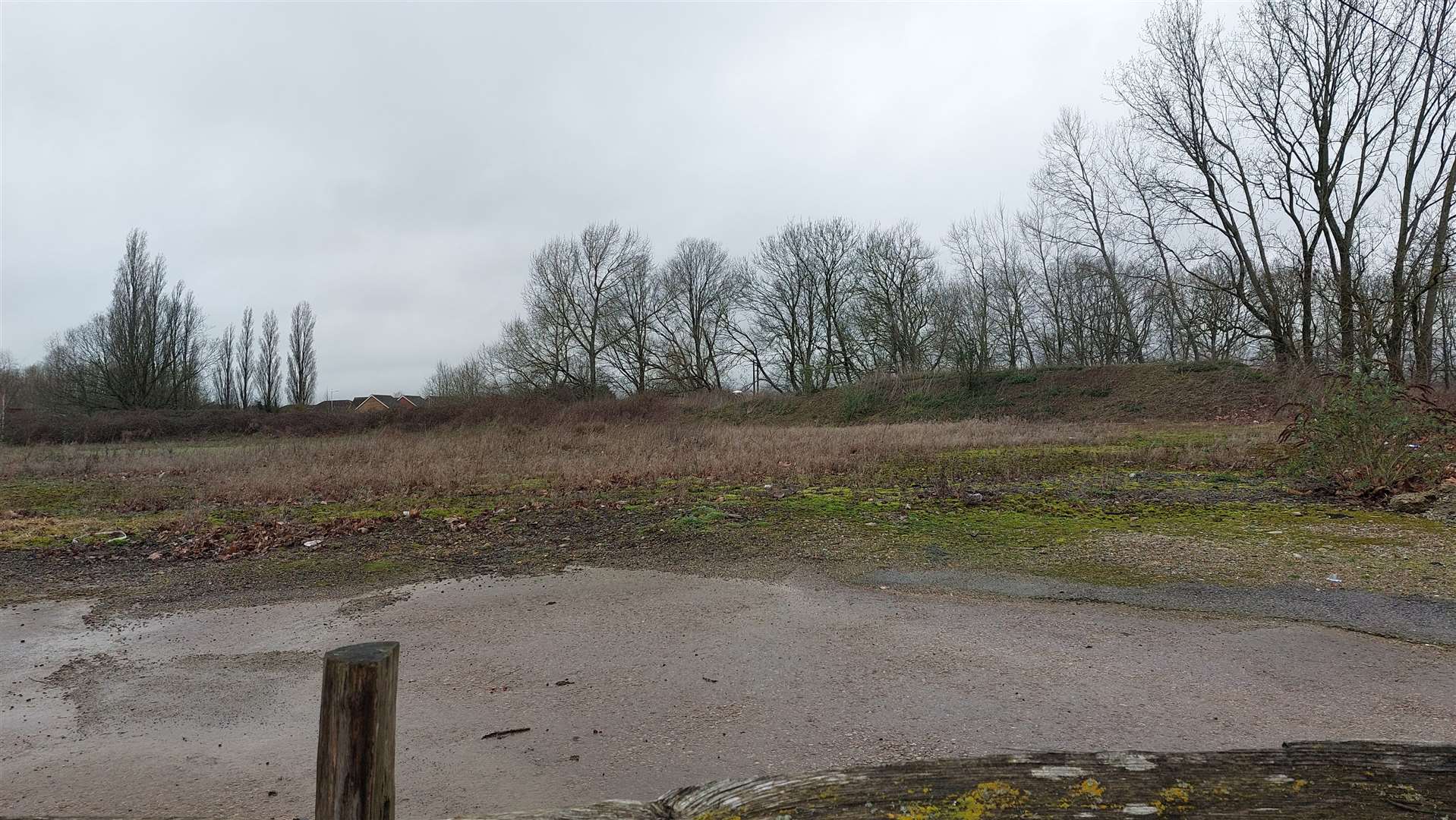 The land set for 170 more homes is currently sat empty