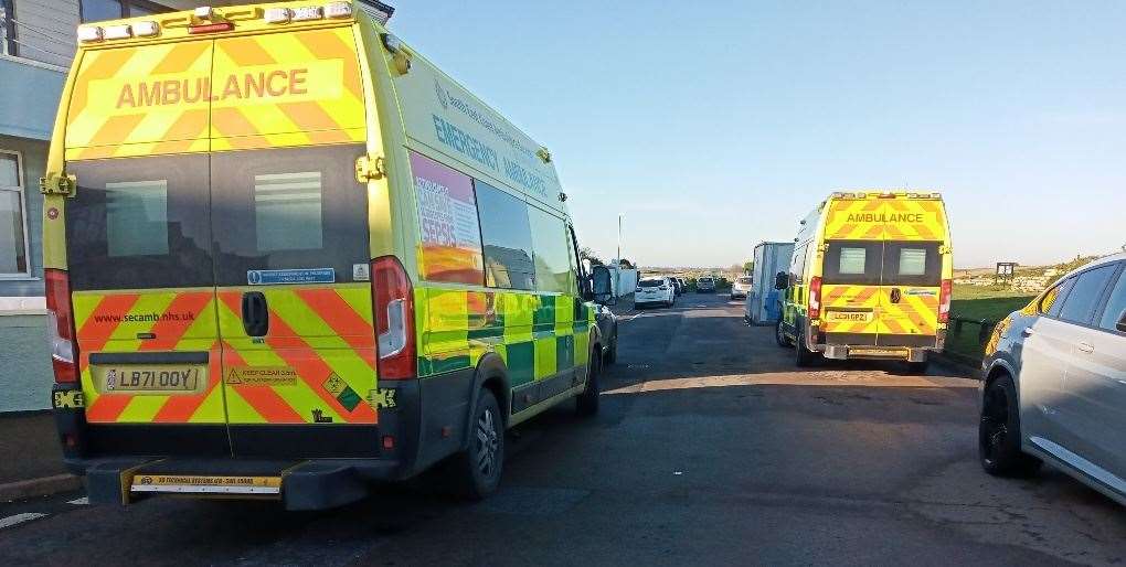 Paramedics from Secamb joined the coastguard. Picture: Ronnie Hoare