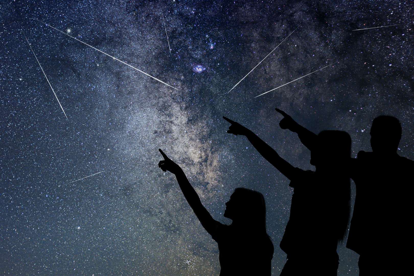 The meteor shower is expected to peak between August 12 and 13 and then last until the end of the month. Image: Stock photo.