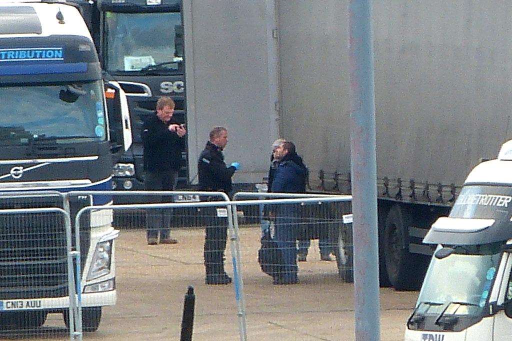 The matter has been handed over to the UK Border Agency following the report. Picture @kent_999s