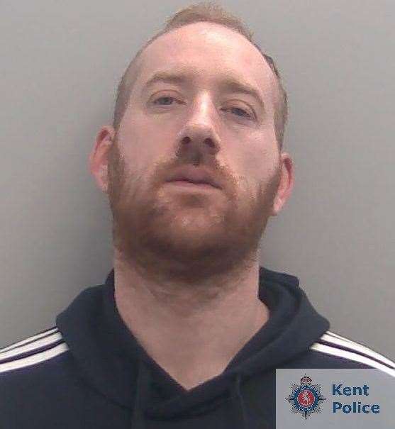 Kyle Pepperell was locked up last month. Picture: Kent Police