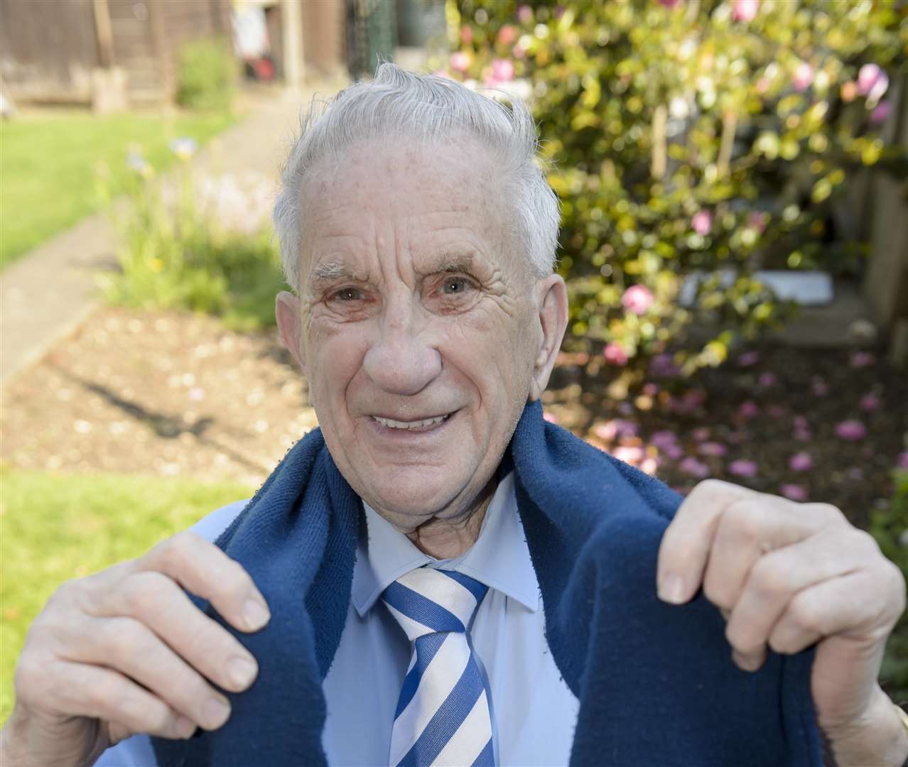 Eric started as a steward at Gillingham FC when he was 16. He is now 87
