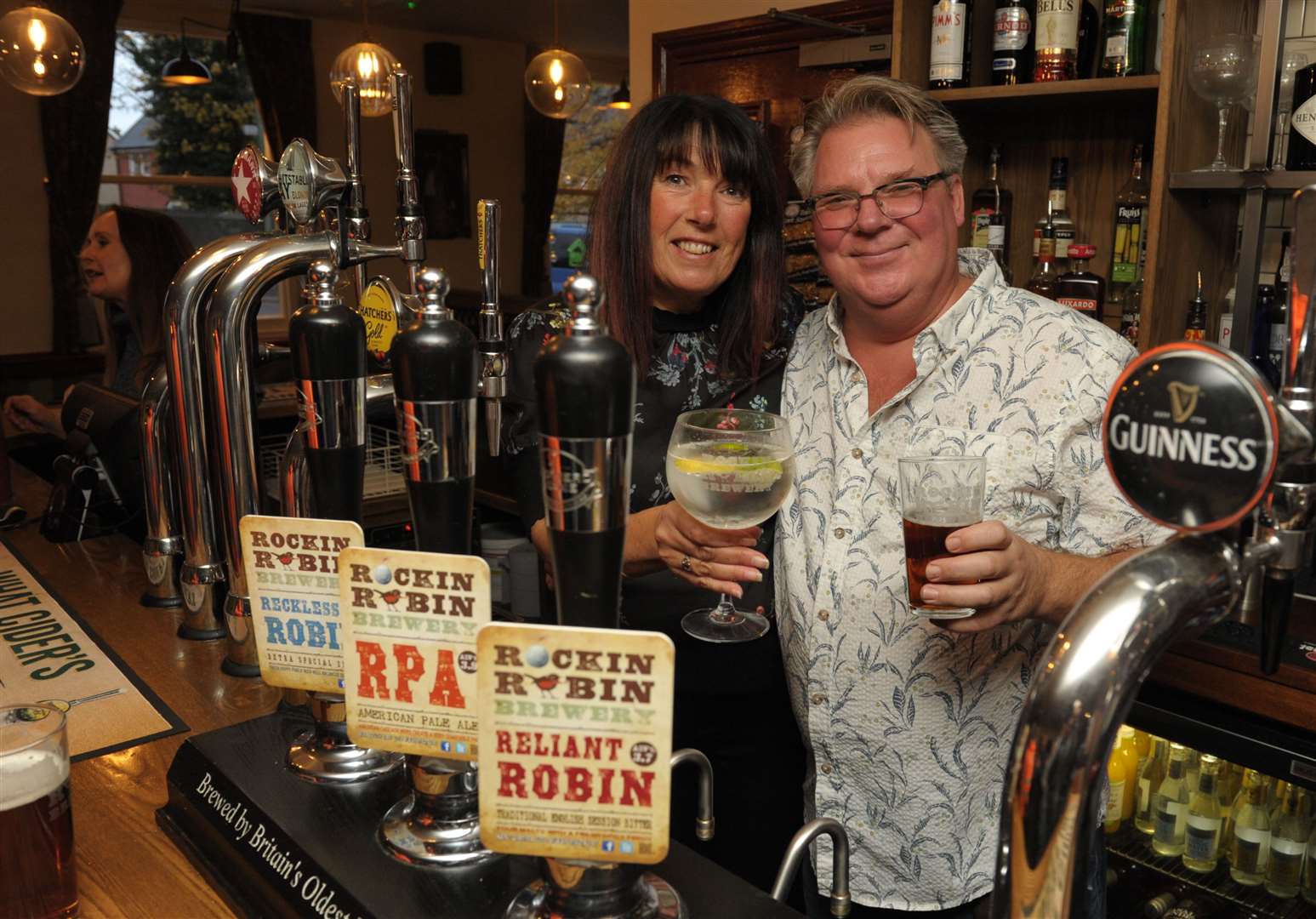 Rockin Robin on the Green, 1, Heath Road, Barming..Robin and Michelle are the new owners..Picture: Steve Crispe. (7642716)