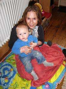 Agnes Wrodarczyk with baby Henry, who was saved by dentist staff