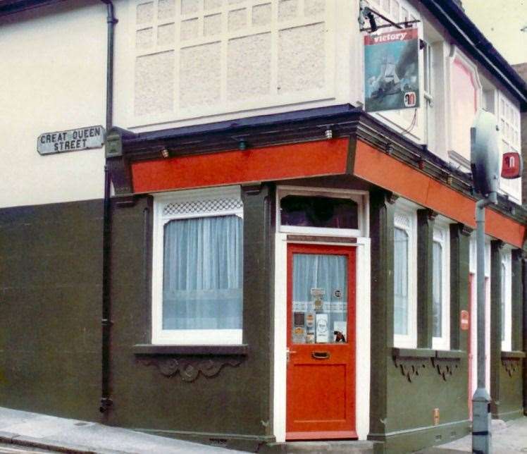 The Victory Inn, pictured in 1985. Picture: Philip Dymott/dover-kent.com