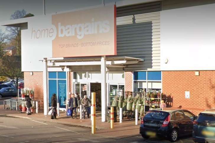 The Home Bargains in London Road, Maidstone