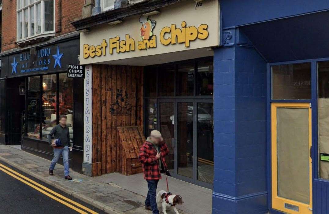 Best Fish and Chips in Broadstairs has been hit with a hygiene rating of one. Picture: Google