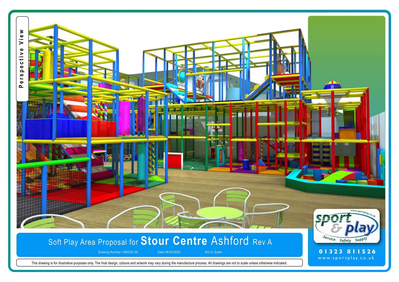 A multi-leveled play area is also being introduced to the Stour Centre
