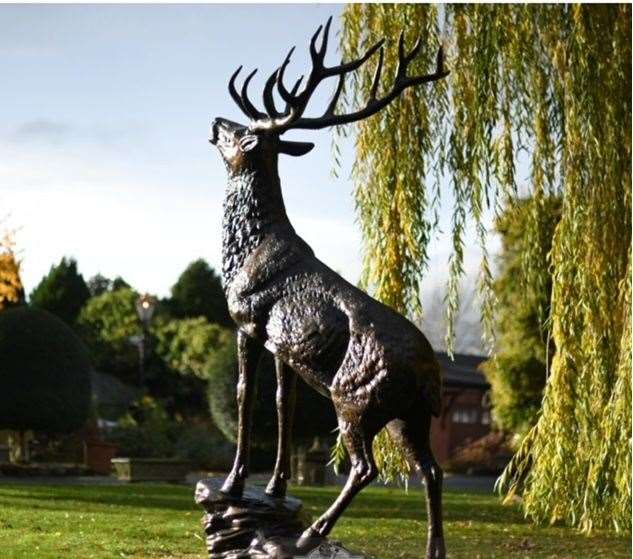 The statues were stolen from the family’s garden. Picture: Kent Police