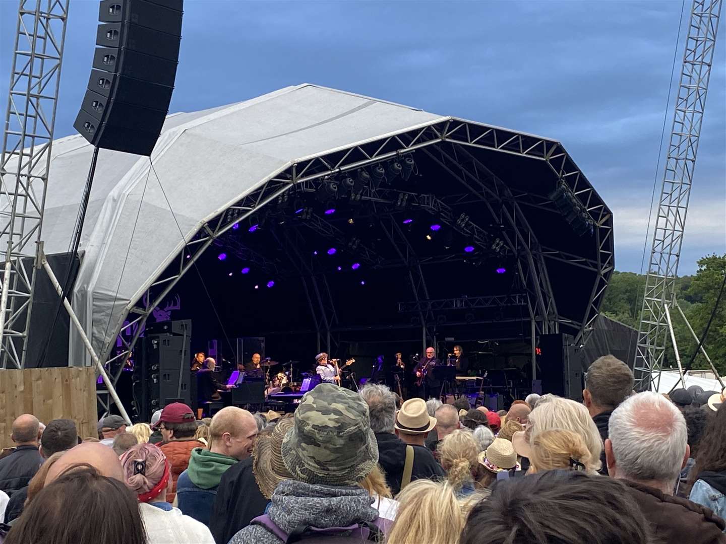 Van Morrison performed on the main stage