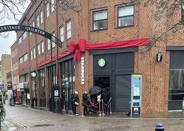 A new Starbucks has opened in High Street, Gravesend