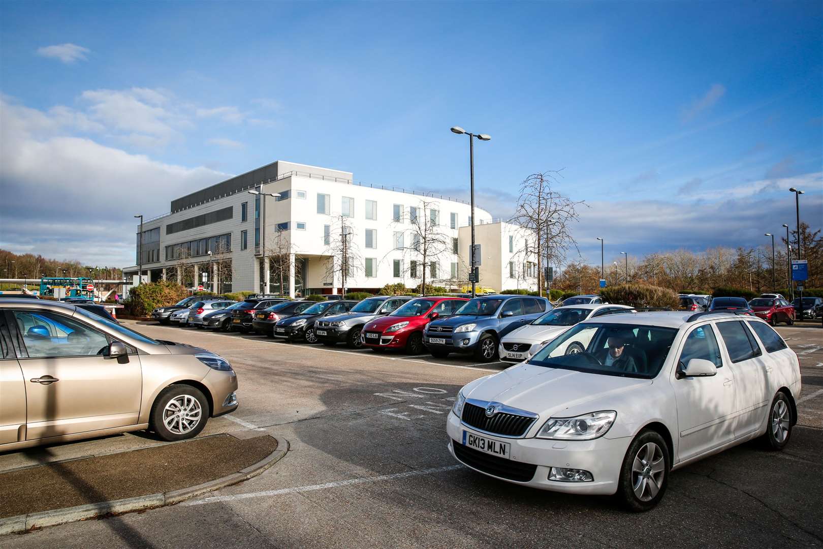 Car parks at Tunbridge Wells Hospital. Picture: Matthew Walker